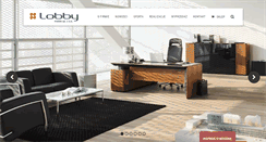 Desktop Screenshot of lobby-meble.pl